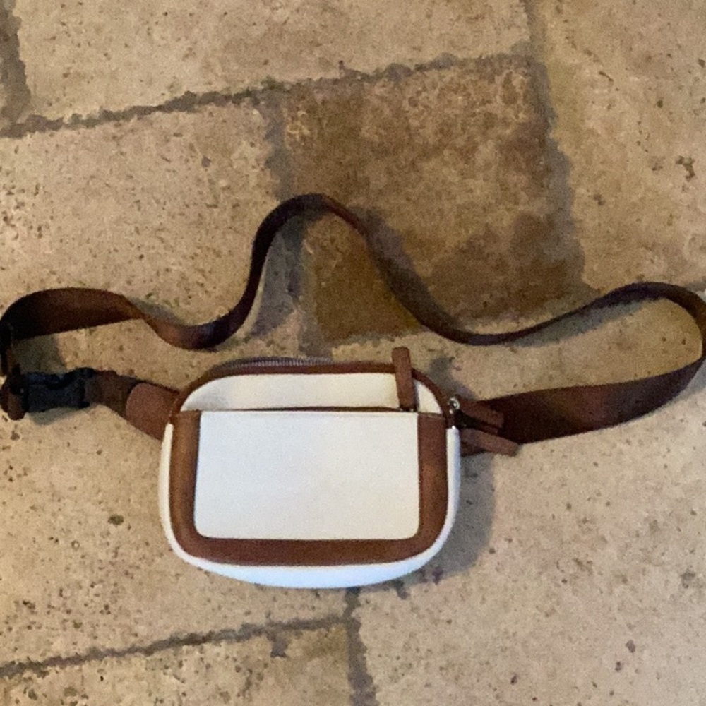 Cluci  Leather Belt Bag for Women Fanny Pack Crossbody with Adjustable Strap